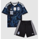 Billige Fotballdrakt Argentina Lionel Messi #10 Replika Bortedraktsett Barn VM 2026 Kortermet (med bukser)